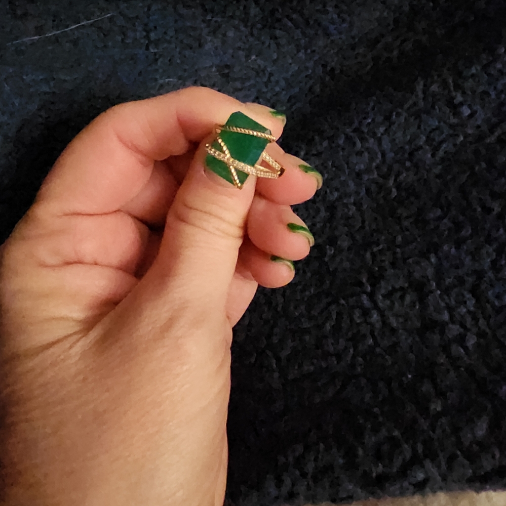 14k Emerald Ring
